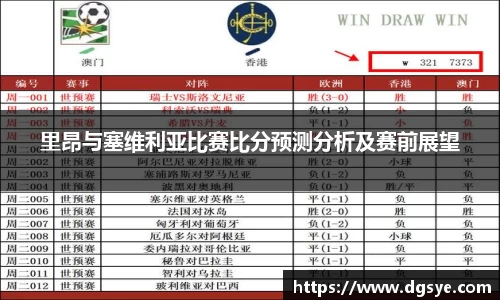 里昂与塞维利亚比赛比分预测分析及赛前展望